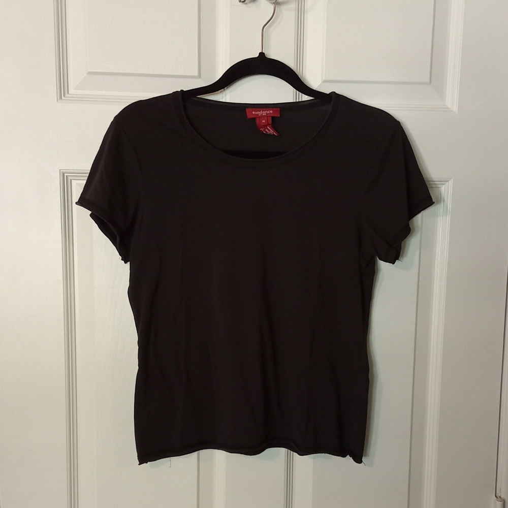 Sundance Black Fitted Short Sleeve Tee